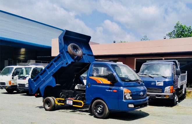 Hình 2: Xe Ben 1.5 Tấn Hyundai H150