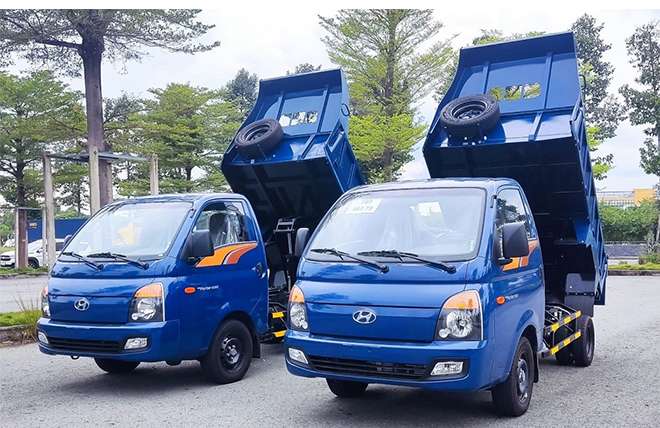 Hình 6: Xe Ben 1.5 Tấn Hyundai H150