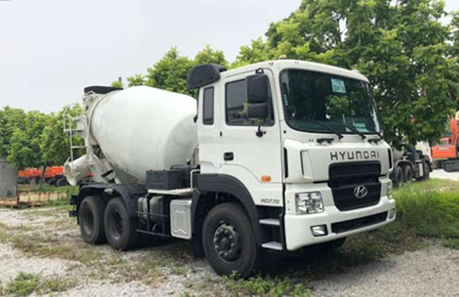 Hình 4: Xe Bồn Trộn Bê Tông Hyundai HD270 7 Khối
