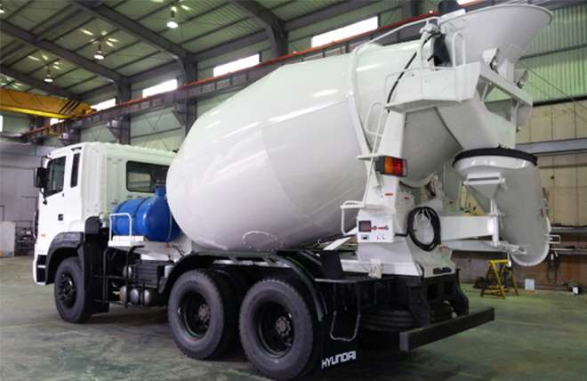 Hình 5: Xe Bồn Trộn Bê Tông Hyundai HD270 7 Khối