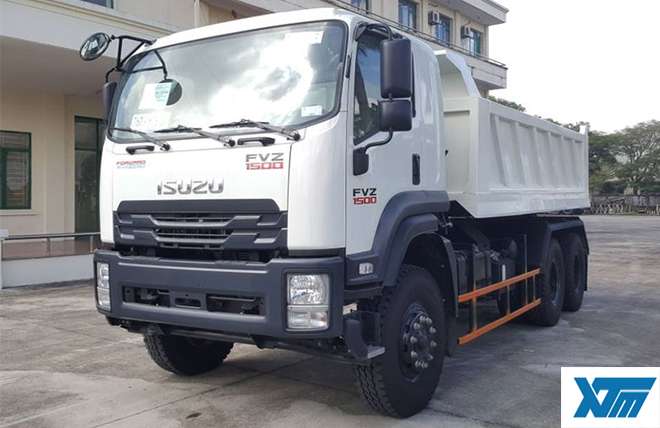 Hình 3: Xe Ben 3 Chân Isuzu FVZ