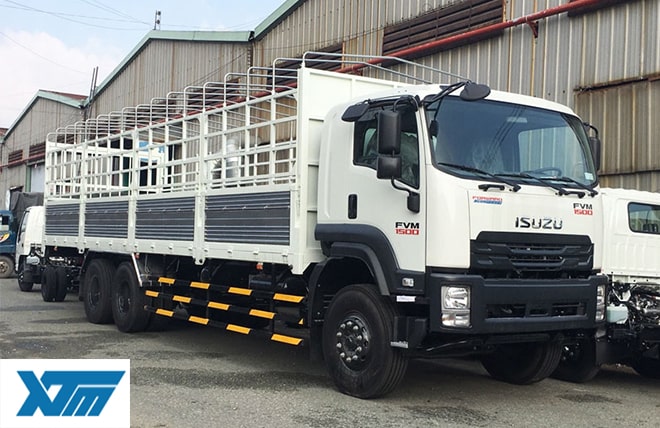 Hình 1: Xe Tải Isuzu FVM 3 Chân 6x2 15 Tấn
