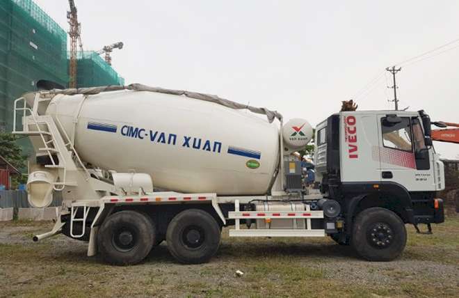 Hình 1: Xe Bồn Trộn Bê Tông Iveco Hongyan 12 Khối