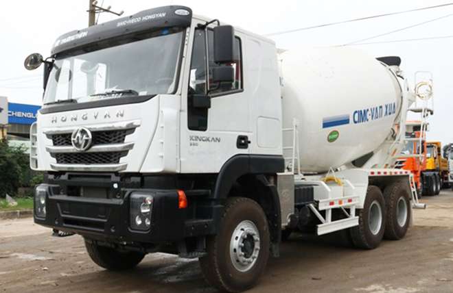 Hình 3: Xe Bồn Trộn Bê Tông Iveco Hongyan 7 Khối