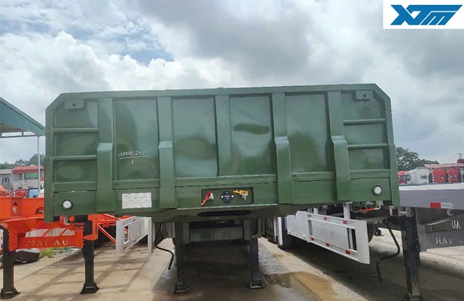 Hình 3: Sơ Mi Rơ Moóc Thùng Lửng 3 Trục 12.4m Antu