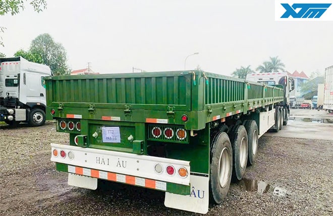 Hình 4: Sơ Mi Rơ Moóc Thùng Lửng 3 Trục 12.4m Antu