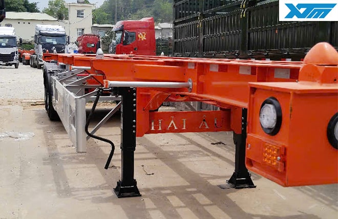 Hình 2: Sơ Mi Rơ Moóc Xương 2 Trục 40 Feet Antu