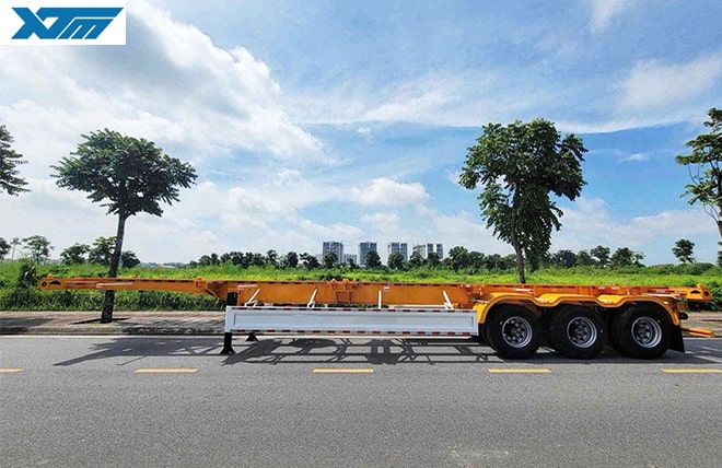 Hình 2: Sơ Mi Rơ Mooc Xương 3 Trục 40 Feet Chien You