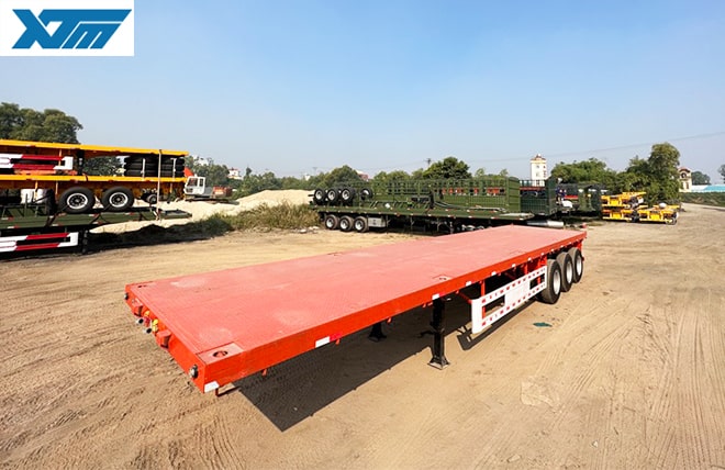 Hình 1: Sơ Mi Rơ Mooc Sàn 3 Trục 48 Feet Fushi