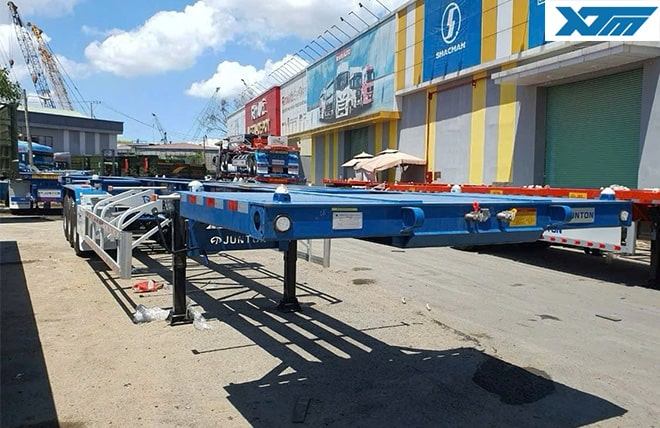 Hình 2: Sơ Mi Rơ Mooc Xương 3 Trục 45 Feet Junton 