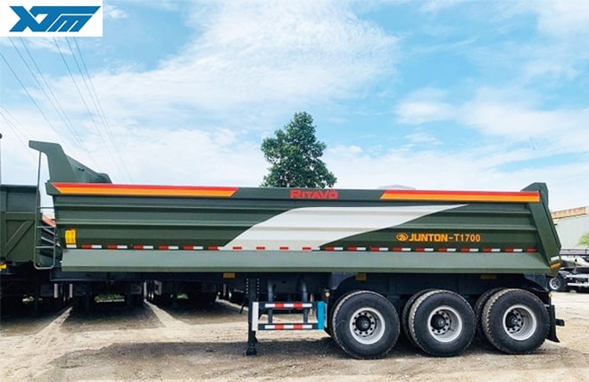 Hình 2: Sơ Mi Rơ Mooc ben 3 trục 23.5 Khối Junton 