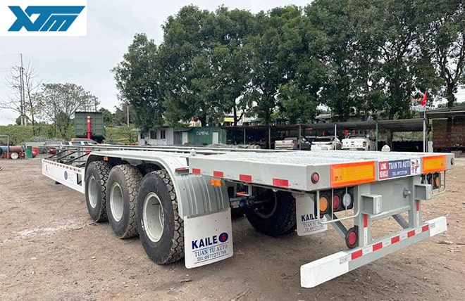 Hình 3: Sơ Mi Rơ Mooc Cổ Cò 3 Trục 48 Feet Kaile