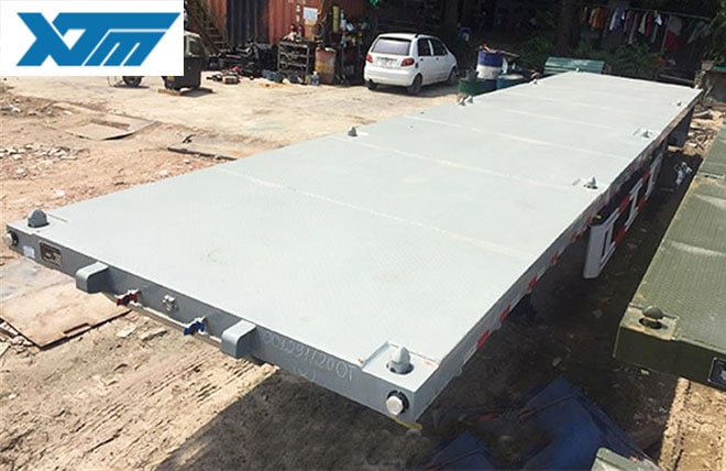 Hình 1: Sơ Mi Rơ Mooc Sàn 3 Trục 40 Feet Kaile