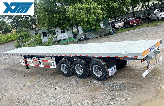 Hình 1: Sơ Mi Rơ Mooc Sàn 3 Trục 45 Feet Kaile