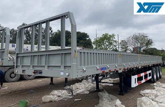 Hình 2: Sơ Mi Rơ Mooc Thùng Lửng 3 Trục Kaile