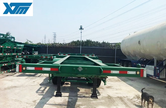 Hình 2: Sơ Mi Rơ Mooc Cổ Cò 2 Trục 20 Feet Tân Thanh
