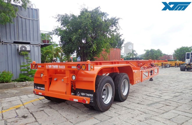 Hình 2: Sơ Mi Rơ Mooc Cổ Cò 2 Trục 30 Feet Tân Thanh