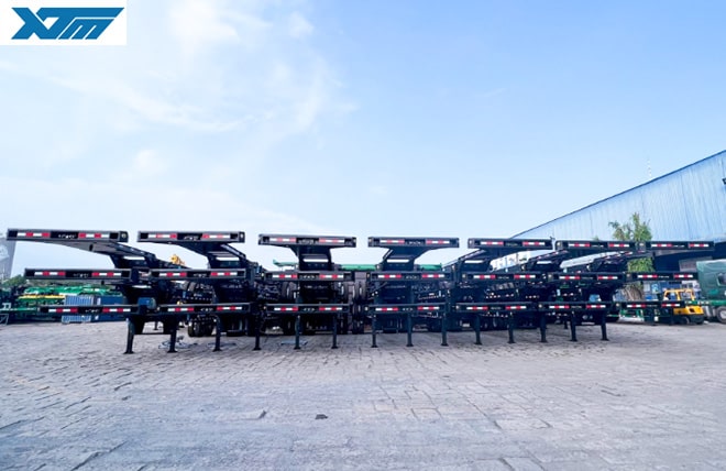 Hình 2: Sơ Mi Rơ Mooc Cổ Cò 2 Trục 45 Feet Tân Thanh