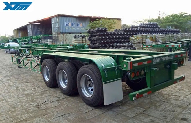Hình 2: Sơ Mi Rơ Mooc Cổ Cò 3 Trục 45 Feet Tân Thanh