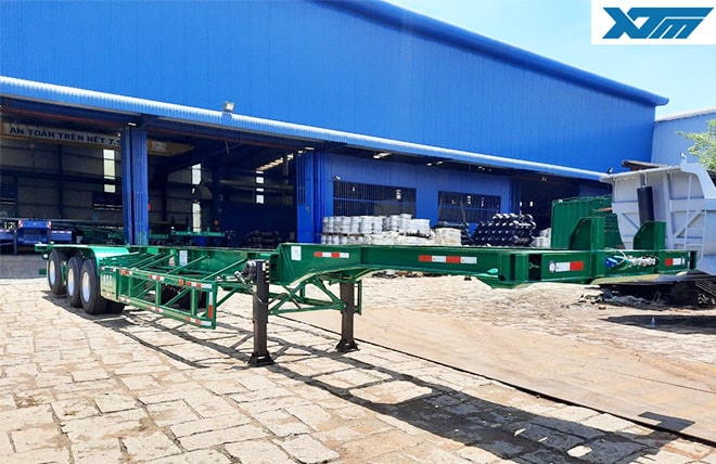 Hình 1: Sơ Mi Rơ Mooc Cổ Cò 3 Trục 48 Feet Tân Thanh