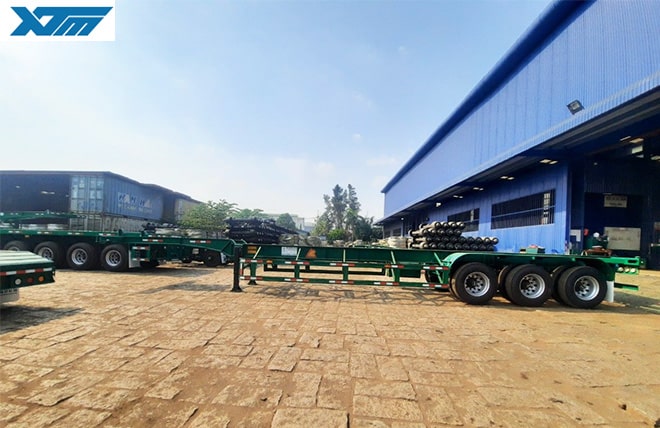 Hình 2: Sơ Mi Rơ Mooc Cổ Cò 3 Trục 48 Feet Tân Thanh