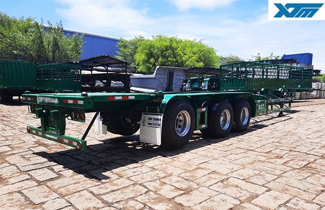 Hình 3: Sơ Mi Rơ Mooc Cổ Cò 3 Trục 48 Feet Tân Thanh