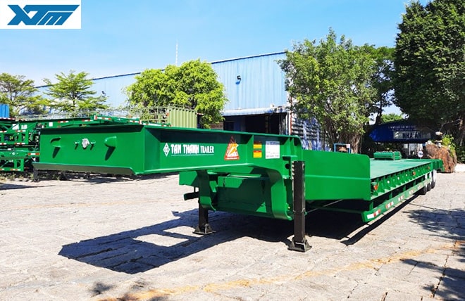 Hình 1: Sơ Mi Rơ Mooc Lùn 3 Trục 45 Feet 17m Tân Thanh