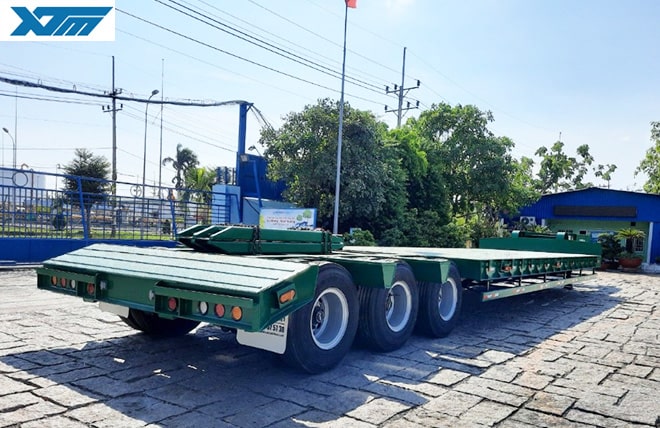 Hình 2: Sơ Mi Rơ Mooc Lùn 3 Trục 45 Feet 17m Tân Thanh