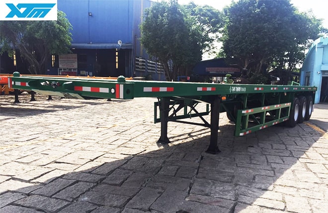 Hình 1: Sơ Mi Rơ Mooc Sàn 3 Trục 30 Feet Tân Thanh