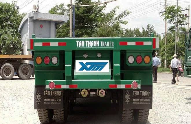 Hình 3: Sơ Mi Rơ Mooc Sàn 3 Trục 40 Feet Tân Thanh