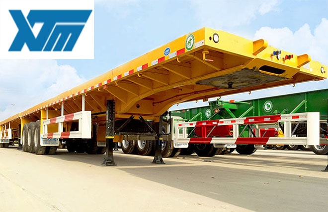 Hình 1: Sơ Mi Rơ Mooc Sàn 3 Trục 45 Feet Tân Thanh