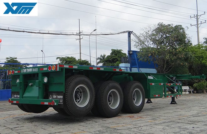 Hình 3: Sơ Mi Rơ Mooc Xương 3 Trục 30 Feet Tân Thanh
