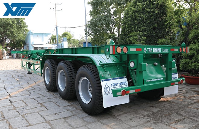 Hình 3: Sơ Mi Rơ Mooc Xương 3 Trục 40 Feet Tân Thanh