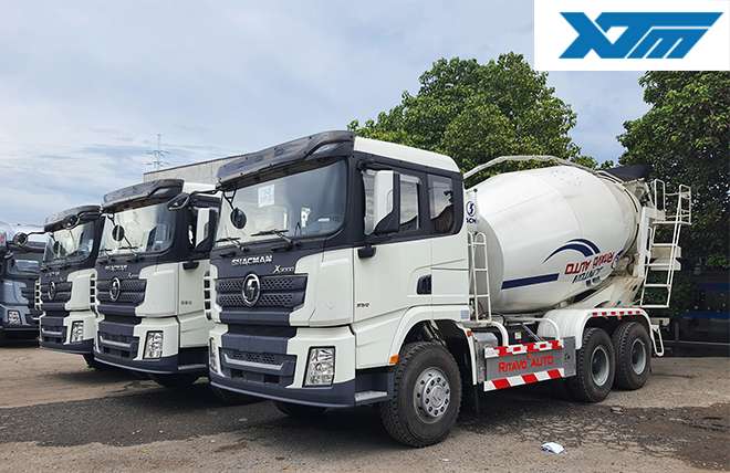 Hình 6: Xe Trộn Bê Tông Shacman 11 Khối
