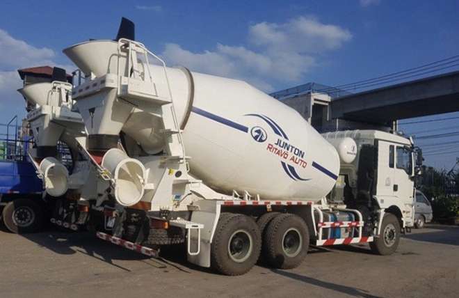 Hình 5: Xe Trộn Bê Tông Shacman 11 Khối