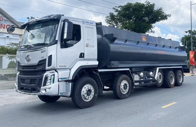 Hình 1: Chenglong H5 5 Chân Bồn Xi Téc Chở Xăng Dầu 26 Khối