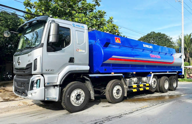 Hình 2: Chenglong H5 5 Chân Bồn Xi Téc Chở Xăng Dầu 26 Khối