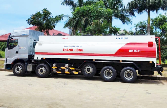 Hình 5: Xe Bồn Chở Xăng Dầu Chenglong H7 350Hp 5 Chân 26 Khối