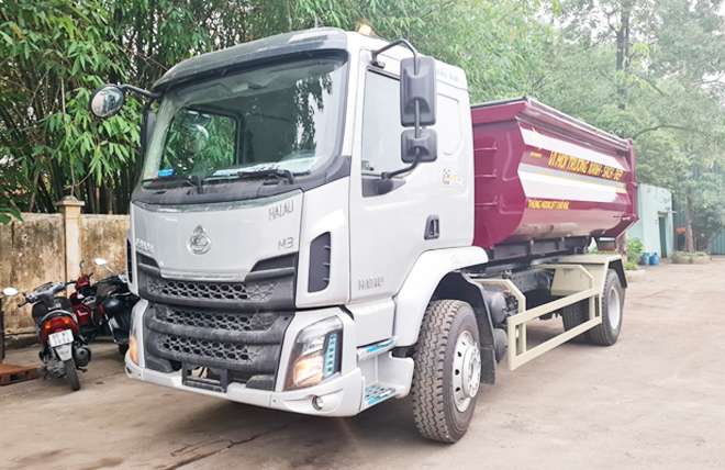 Hình 9: Xe Hooklift Chở Rác Chenglong M3 200Hp 15 Khối