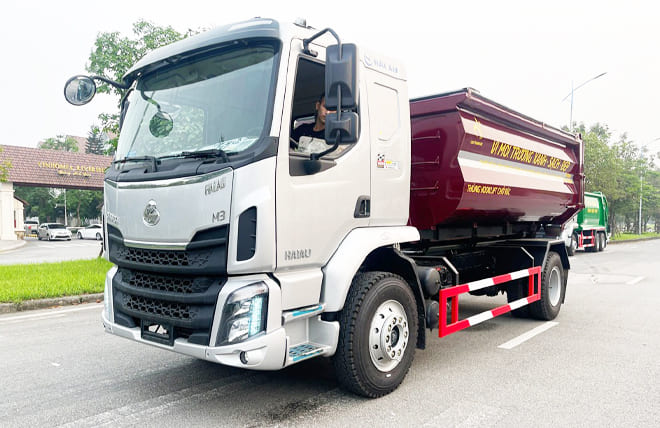 Hình 2: Xe Hooklift Chở Rác Chenglong M3 200Hp 15 Khối