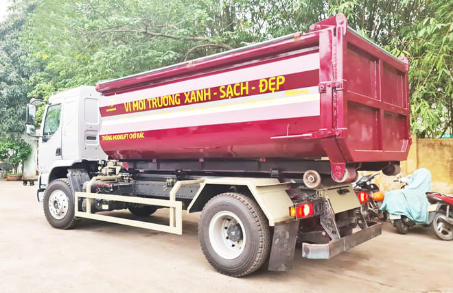 Hình 6: Xe Hooklift Chở Rác Chenglong M3 200Hp 15 Khối