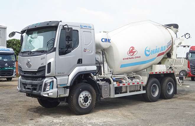 Hình 6: Xe Bồn Trộn Bê Tông Chenglong 14 Khối