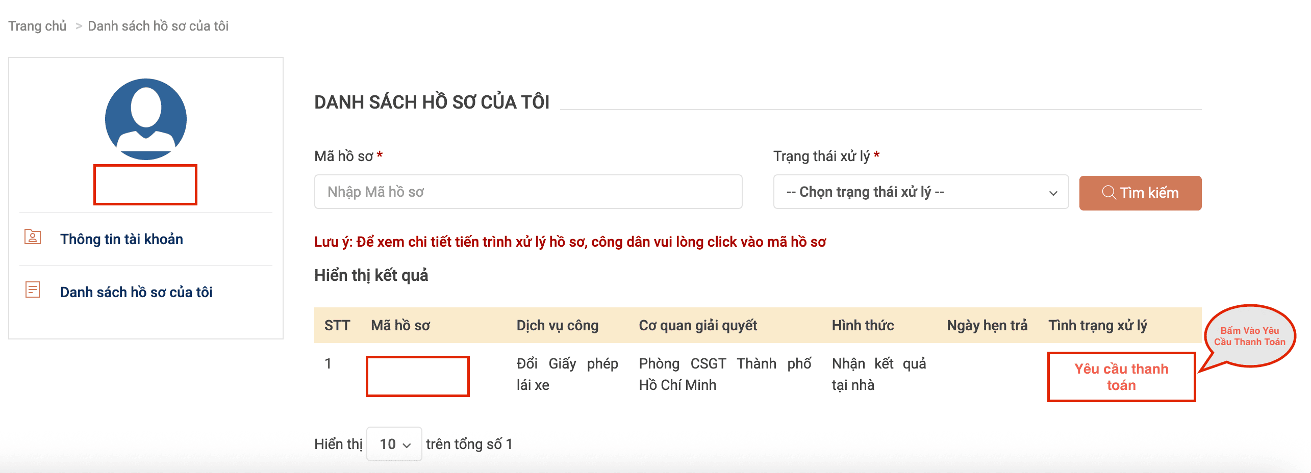 Hình 9: Hướng Dẫn Đổi Giấy Phép Lái Xe Online Trên Cổng Dịch Vụ Công