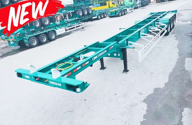 Sơ Mi Rơ Moóc Cổ Cò 3 Trục 45 Feet CIMC