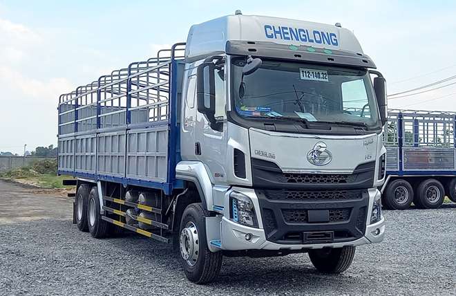 Chenglong H5 3 Chân Cầu Thật 14 Tấn Mui Bạt 9m6