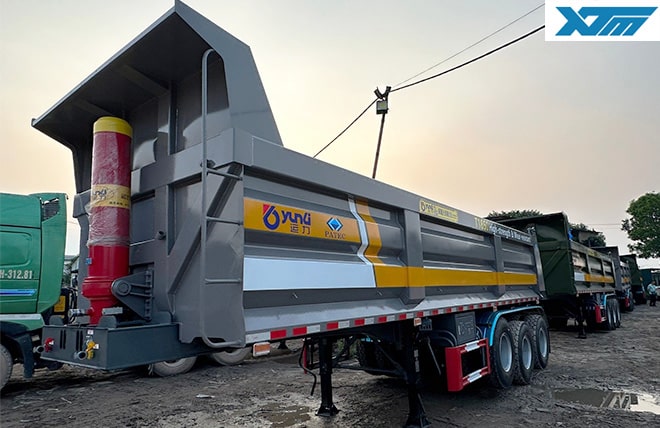 Moóc Ben Tự Đổ 3 Trục 23.5 Khối Junli
