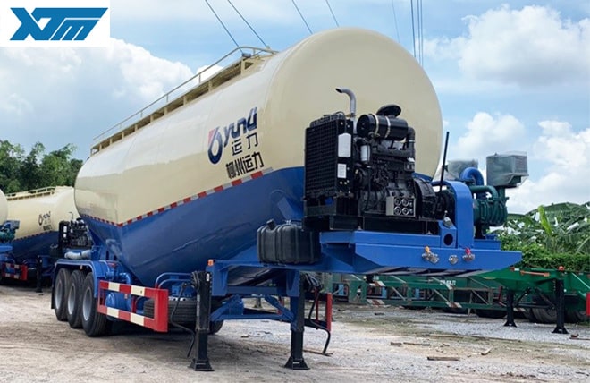 Moóc Bồn Chở Xi Măng Rời 3 Trục 29 Khối Junli