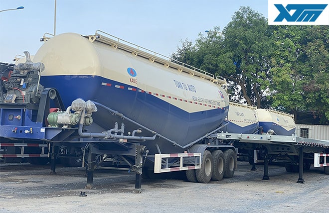  Moóc Bồn Chở Xi Măng Rời 30 Khối Kaile