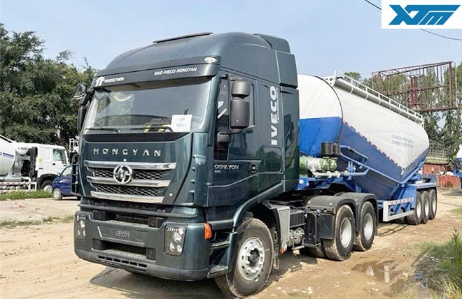 Moóc Bồn Chở Xi Măng Rời 47 Khối Kaile