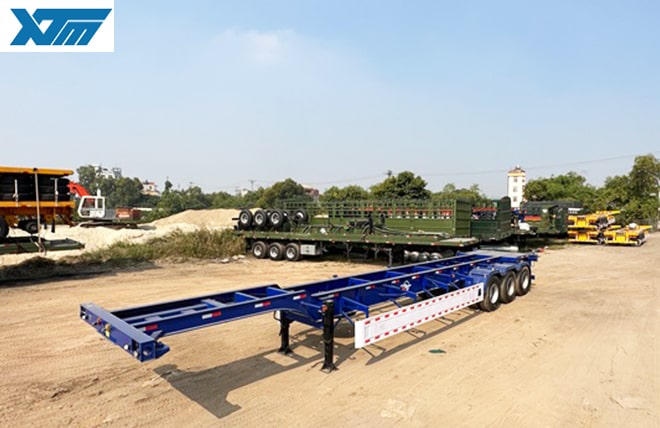 Moóc Cổ Cò 3 Trục 48 Feet Fushi